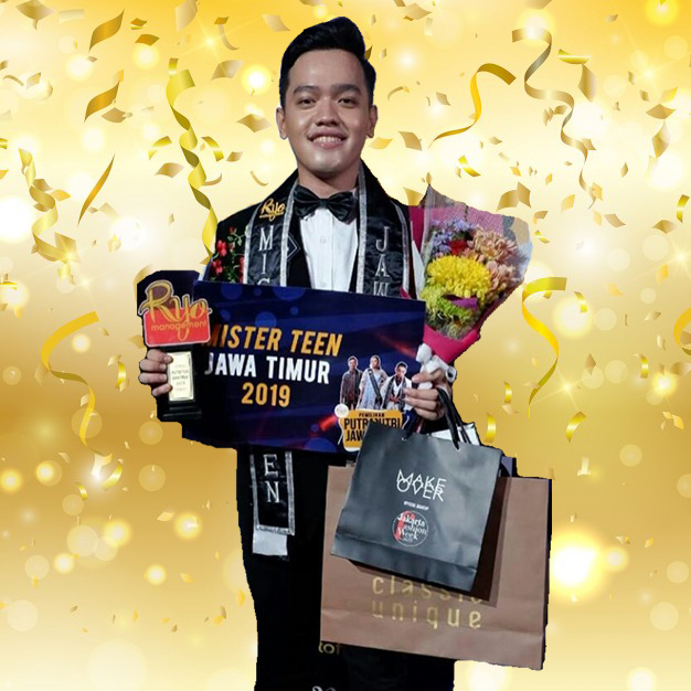 Kevin Prianto (Akuntansi 2017) raih Mister Teen Jawa Timur 2019